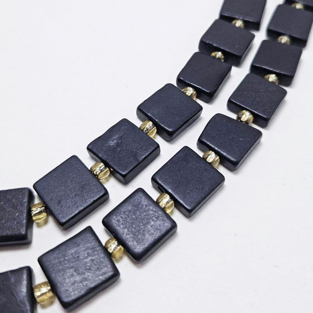 Бусины Шунгит размер 11*10мм натуральный камень